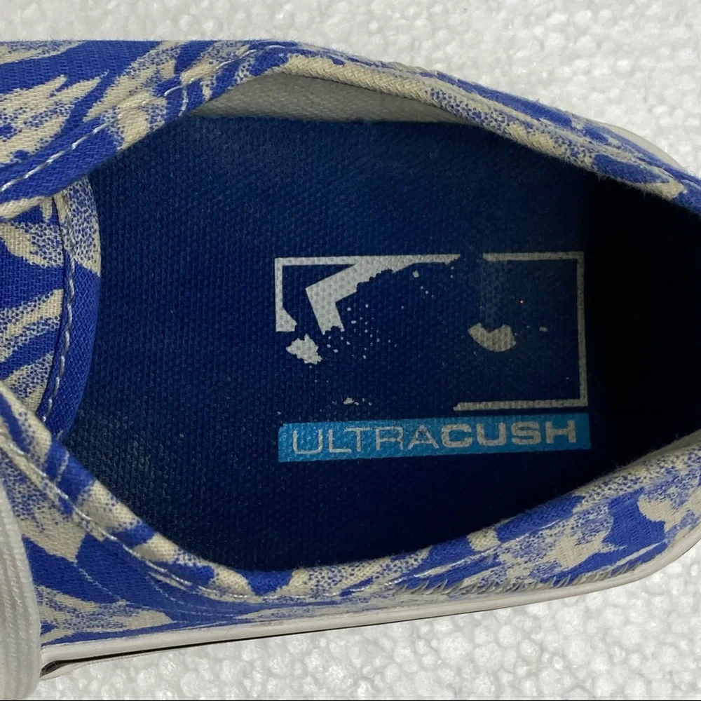 Vans Ultra Cush floral linen/true blue marsh floral print canvas upper W9 M 71/2